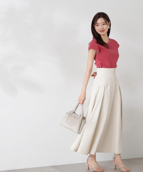 PROPORTION BODY DRESSING（プロポーションボディドレッシング）の「変わり編み２ＷＡＹリブニット / 1214170421（ニット/セーター・レディース・ホワイト系その他/ピンク/ネイビー・FREE）」の16枚目の写真