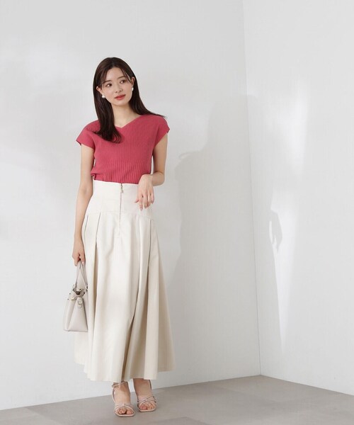 PROPORTION BODY DRESSING（プロポーションボディドレッシング）の「変わり編み２ＷＡＹリブニット / 1214170421（ニット/セーター・レディース・ホワイト系その他/ピンク/ネイビー・FREE）」の18枚目の写真