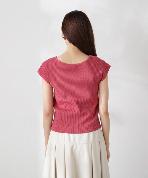 PROPORTION BODY DRESSING（プロポーションボディドレッシング）の「変わり編み２ＷＡＹリブニット / 1214170421（ニット/セーター・レディース・ホワイト系その他/ピンク/ネイビー・FREE）」の21枚目の写真