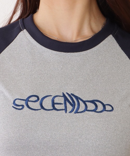 Lace Ladies(レースレディース)の「バイカラー ラグラン スリーブ コンパクト トップス(Tシャツ/カットソー・レディース・ピンク/グレー・S/XL/M)」の15枚目の写真