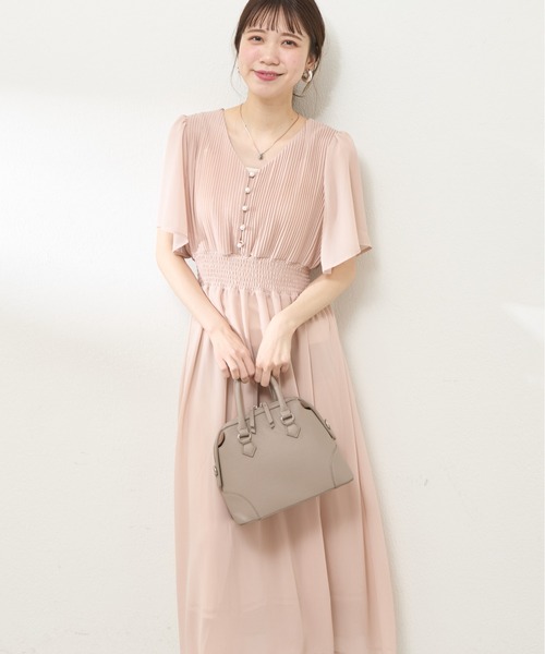 natural couture（ナチュラルクチュール）の「【WEB限定】フレアスリーブお上品ワンピース（ワンピース・レディース・ベージュ/ミント/ラベンダー/その他1/その他2/ブルー/チャコールグレー・FREE）」の14枚目の写真