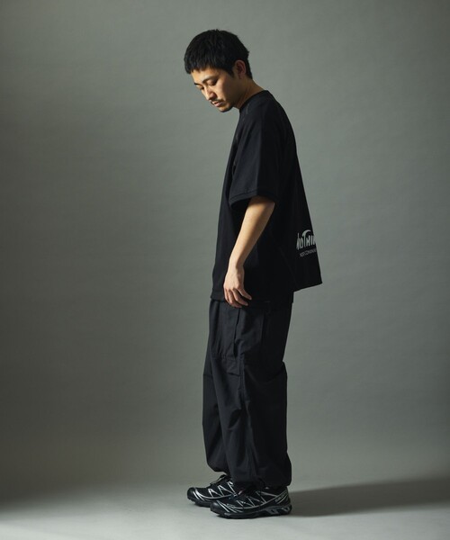 FREAK'S STORE（フリークスストア）の「限定展開 WILD THINGS×FREAK'S STORE/ワイルドシングス 別注 ビッグシルエット ラグランスリーブ クルーネックTシャツ/バックプリント（Tシャツ/カットソー・メンズ・ブラック/ホワイト/ネイビー・MEDIUM/LARGE/SMALL）」の18枚目の写真