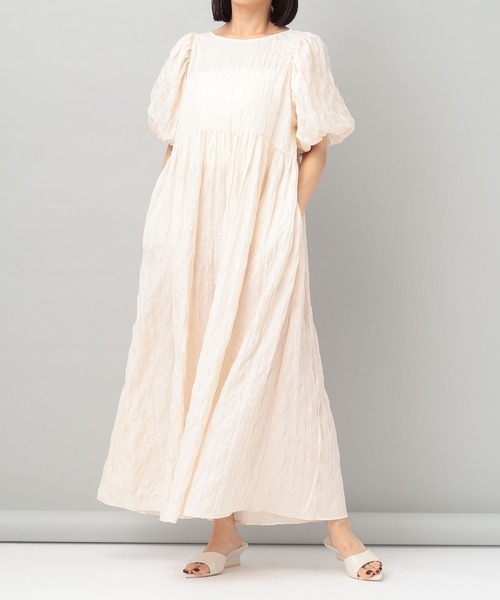 e/rm（イーアールエム）の「【e/rm】ワッシャードレスワンピース（ワンピース・レディース・ブラック/グリーン/アイボリー/イエロー系その他・FREE）」の18枚目の写真