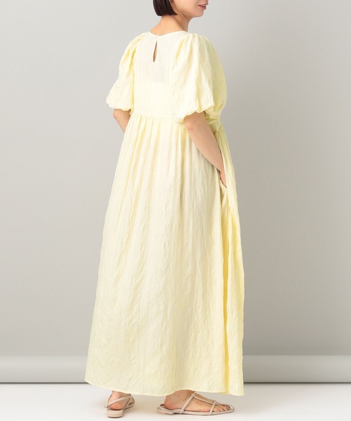 e/rm（イーアールエム）の「【e/rm】ワッシャードレスワンピース（ワンピース・レディース・ブラック/グリーン/アイボリー/イエロー系その他・FREE）」の6枚目の写真