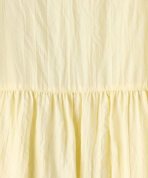 e/rm（イーアールエム）の「【e/rm】ワッシャードレスワンピース（ワンピース・レディース・ブラック/グリーン/アイボリー/イエロー系その他・FREE）」の5枚目の写真