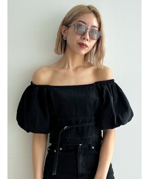 EMODA（エモダ）の「トランスルーセントグラス（サングラス・レディース・ブラック/ブラウン・FREE）」の5枚目の写真