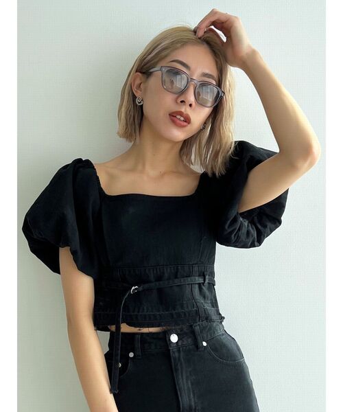 EMODA（エモダ）の「トランスルーセントグラス（サングラス・レディース・ブラック/ブラウン・FREE）」の3枚目の写真