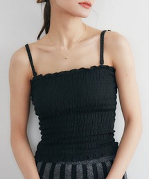 RETRO GIRL | カップ付シャーリングキャミ(キャミソール)