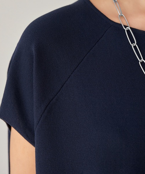 STYLE DELI（スタイルデリ）の「新涼感ポケットポイントワンピース（ワンピース・レディース・ネイビー/ベージュ系その他/チャコールグレー・FREE）」の9枚目の写真