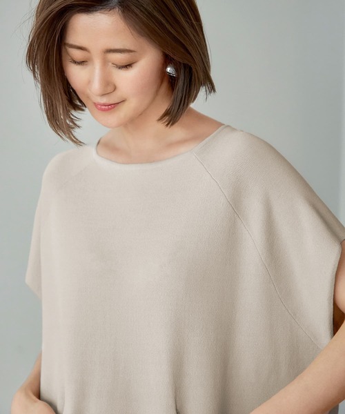 STYLE DELI（スタイルデリ）の「新涼感ポケットポイントワンピース（ワンピース・レディース・ネイビー/ベージュ系その他/チャコールグレー・FREE）」の13枚目の写真