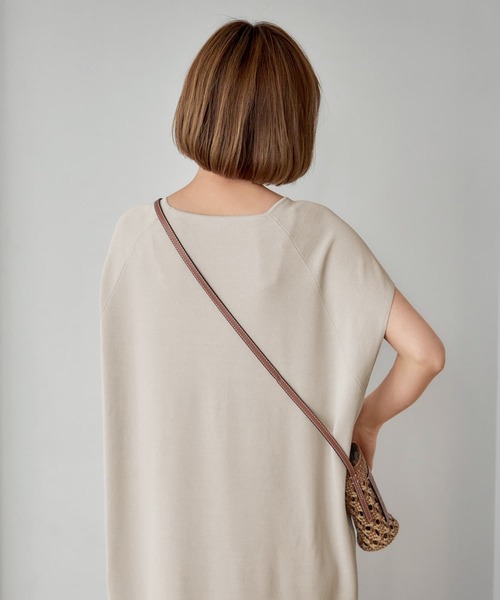 STYLE DELI（スタイルデリ）の「新涼感ポケットポイントワンピース（ワンピース・レディース・ネイビー/ベージュ系その他/チャコールグレー・FREE）」の15枚目の写真