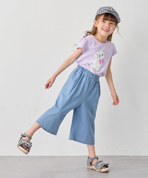 ANY（エニィ）の「【水で色が変わる】接触冷感 しろくま ミラクルプリント Tシャツ（Tシャツ/カットソー・キッズ・ピンク系/ライラック系/ライトイエロー系・90/110/130/100/120）」の6枚目の写真