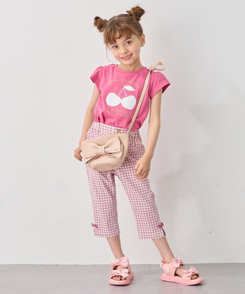 ANY（エニィ）の「【水で色が変わる】接触冷感 しろくま ミラクルプリント Tシャツ（Tシャツ/カットソー・キッズ・ピンク系/ライラック系/ライトイエロー系・90/110/130/100/120）」の10枚目の写真