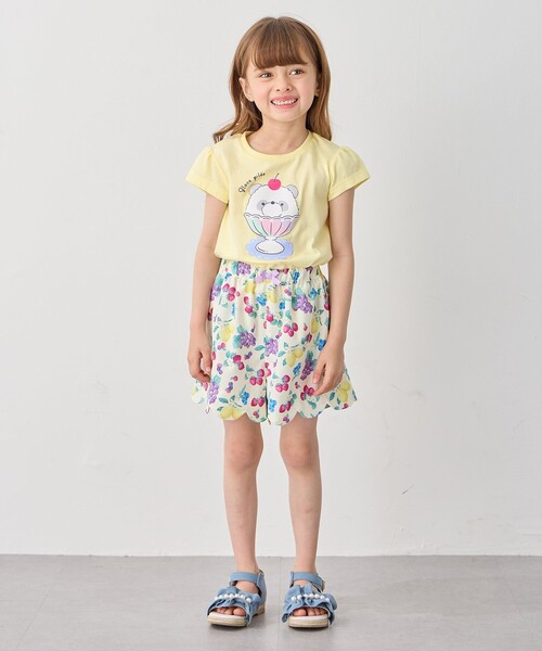 ANY（エニィ）の「【水で色が変わる】接触冷感 しろくま ミラクルプリント Tシャツ（Tシャツ/カットソー・キッズ・ピンク系/ライラック系/ライトイエロー系・90/110/130/100/120）」の13枚目の写真