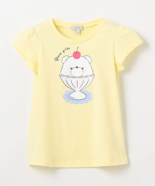 ANY（エニィ）の「【水で色が変わる】接触冷感 しろくま ミラクルプリント Tシャツ（Tシャツ/カットソー・キッズ・ピンク系/ライラック系/ライトイエロー系・90/110/130/100/120）」の16枚目の写真