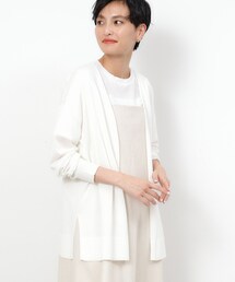 OPAQUE.CLIP | ミドル丈カーディガン【接触冷感/抗ピル/洗濯機洗い可】(カーディガン/ボレロ)