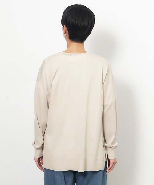 OPAQUE.CLIP（オペークドットクリップ）の「◆ミドル丈カーディガン【接触冷感/抗ピル/洗濯機洗い可】（カーディガン/ボレロ・レディース・ダークグレー/ホワイト/ナチュラル/ブラック・40/38）」の11枚目の写真