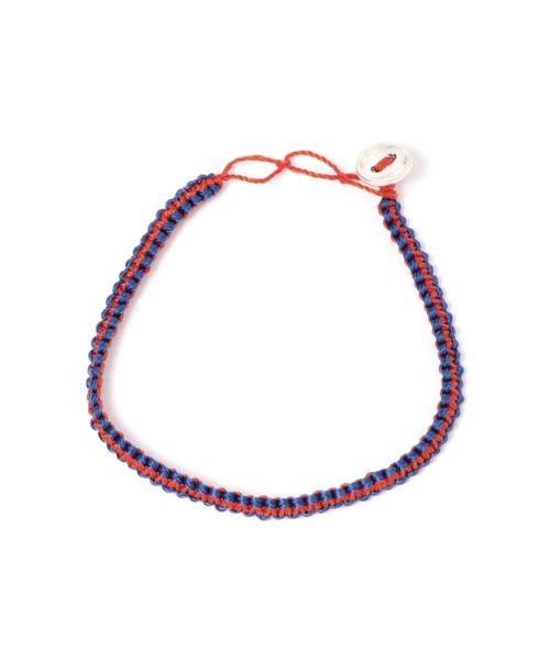 BAYFLOW（ベイフロー）の「コード編みブレス（ブレスレット・メンズ・ライトブルー/ブラック/パープル/オレンジ/グレー・FREE）」の5枚目の写真