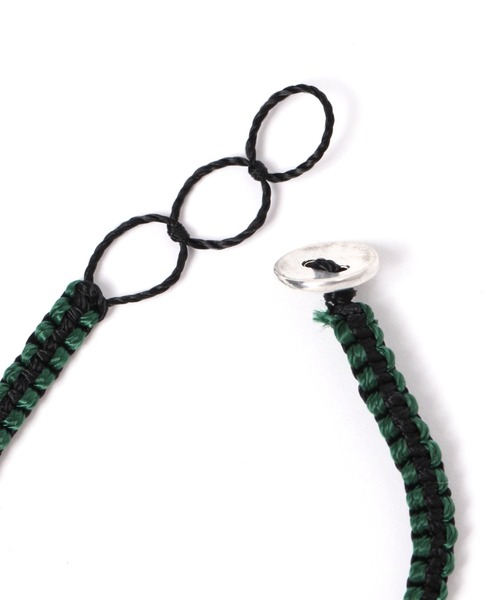 BAYFLOW（ベイフロー）の「コード編みブレス（ブレスレット・メンズ・ライトブルー/ブラック/パープル/オレンジ/グレー・FREE）」の7枚目の写真