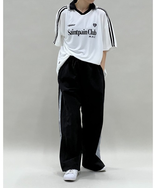 3.3 Field Trip （3.3フィールドトリップ）の「3.3 Field Trip／SIDE ZIP NYLONパンツ（その他パンツ・メンズ・ブラック/ホワイト・MEDIUM/LARGE）」の8枚目の写真