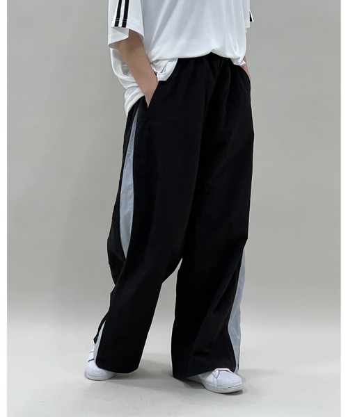 3.3 Field Trip （3.3フィールドトリップ）の「3.3 Field Trip／SIDE ZIP NYLONパンツ（その他パンツ・メンズ・ブラック/ホワイト・MEDIUM/LARGE）」の9枚目の写真