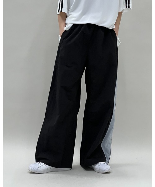 3.3 Field Trip （3.3フィールドトリップ）の「3.3 Field Trip／SIDE ZIP NYLONパンツ（その他パンツ・メンズ・ブラック/ホワイト・MEDIUM/LARGE）」の11枚目の写真