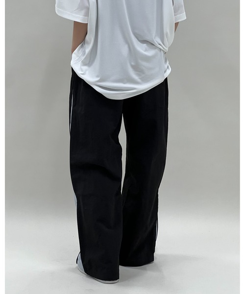 3.3 Field Trip （3.3フィールドトリップ）の「3.3 Field Trip／SIDE ZIP NYLONパンツ（その他パンツ・メンズ・ブラック/ホワイト・MEDIUM/LARGE）」の12枚目の写真