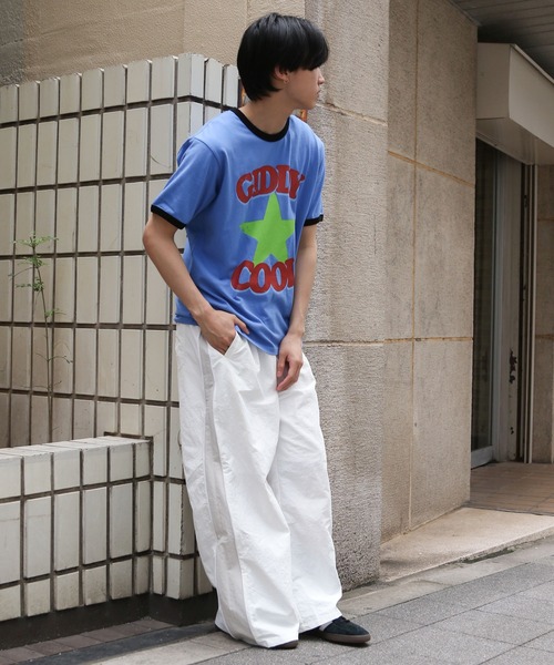 3.3 Field Trip （3.3フィールドトリップ）の「3.3 Field Trip／SIDE ZIP NYLONパンツ（その他パンツ・メンズ・ブラック/ホワイト・MEDIUM/LARGE）」の3枚目の写真