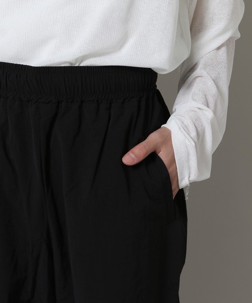3.3 Field Trip （3.3フィールドトリップ）の「3.3 Field Trip／SIDE ZIP NYLONパンツ（その他パンツ・メンズ・ブラック/ホワイト・MEDIUM/LARGE）」の21枚目の写真