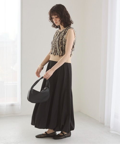 セール】タフタ バルーン スカート（スカート）｜ANGIE