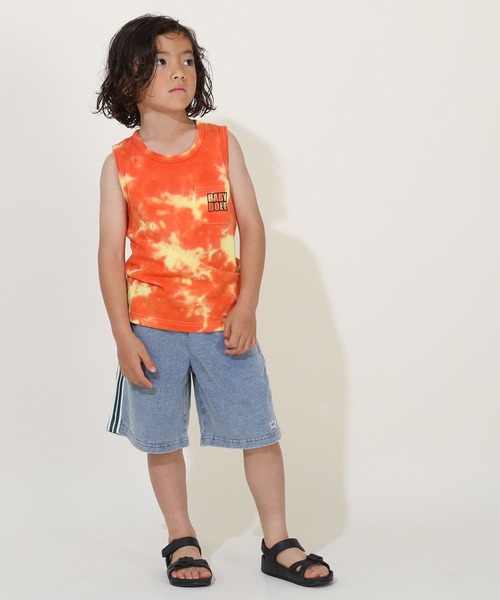 BABYDOLL（ベビードール）の「タイダイ タンクトップ 9511K（タンクトップ・キッズ・ターコイズブルー/イエロー・80ｃｍ/140cm/90cm/100cm/120cm/130cm/110cm）」の5枚目の写真