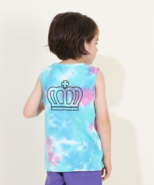 BABYDOLL（ベビードール）の「タイダイ タンクトップ 9511K（タンクトップ・キッズ・ターコイズブルー/イエロー・80ｃｍ/140cm/90cm/100cm/120cm/130cm/110cm）」の8枚目の写真