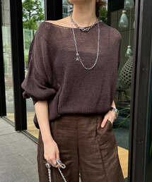 DouDou | コットンミドルゲージプルオーバー(ニット/セーター)