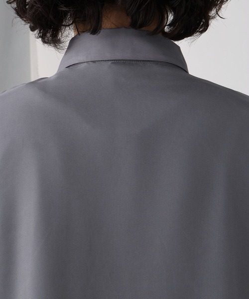 HARE（ハレ）の「シアーキリカエギャザーシャツ(HARE)（シャツ/ブラウス・メンズ・ブラック/グレー・FREE）」の15枚目の写真