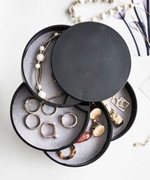 tower（タワー）の「【tower/タワー】 アクセサリートレー4段 回転式（収納グッズ）」