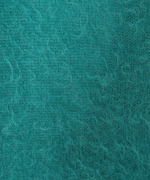 DIGAWEL（ディガウェル）の「DIGAWEL / ディガウェル：Print Mohair Sweater：DWWB030[COR]（ニット/セーター・メンズ・グリーン・1）」の4枚目の写真