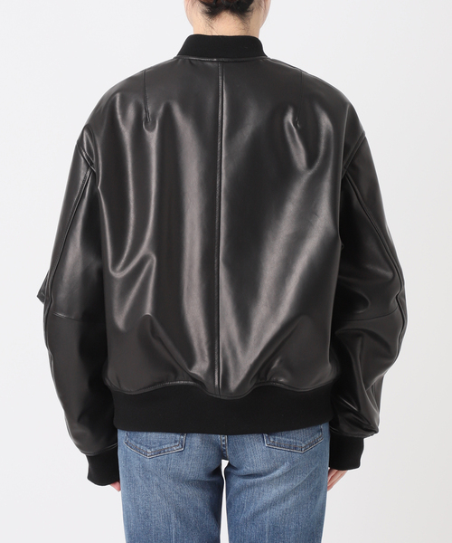 Spick & Span（スピックアンドスパン）の「LOT/SMPL-008 LEATHER MA-1