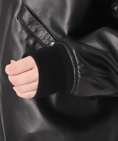 Spick & Span（スピックアンドスパン）の「LOT/SMPL-008 LEATHER MA-1