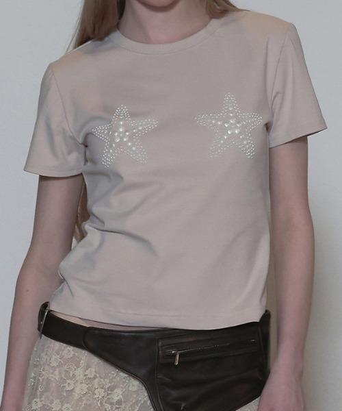 SCULPTOR（スカルプター）の「Pearl Starfish Tee/パールスター