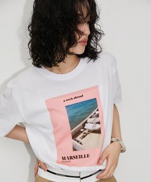 ADAM ET ROPE' | 【a week abroad for ADAM ET ROPE'】TRAVEL T-SHIRT(Tシャツ/カットソー)