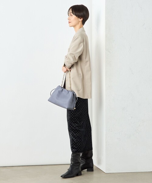 NOLLEY’S Sophi(ノーリーズソフィ)の「《セットアップ対応》箔ドットベロアタイトスカート(スカート・レディース・ベージュ系その他/ブラック系その他・38/36/34)」の15枚目の写真