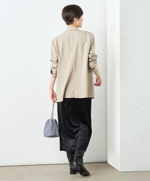 NOLLEY’S Sophi(ノーリーズソフィ)の「《セットアップ対応》箔ドットベロアタイトスカート(スカート・レディース・ベージュ系その他/ブラック系その他・38/36/34)」の18枚目の写真