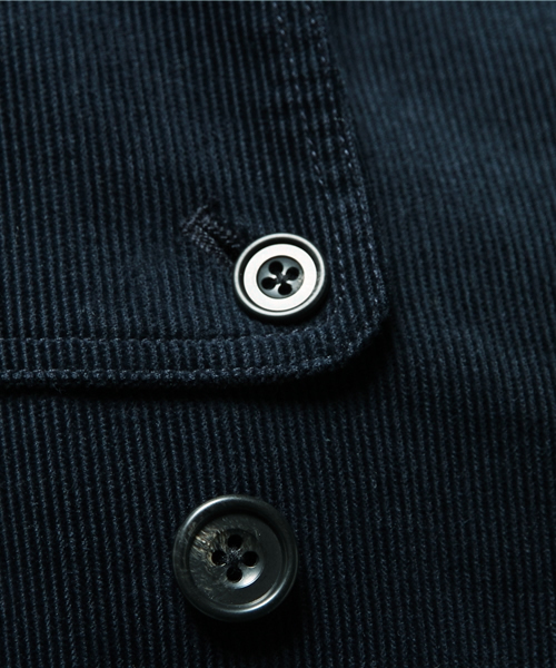 Sheta（シータ）の「ライナー付きコーデュロイトレンチコート（トレンチコート・レディース・ネイビー/ベージュ・FREE）」の15枚目の写真