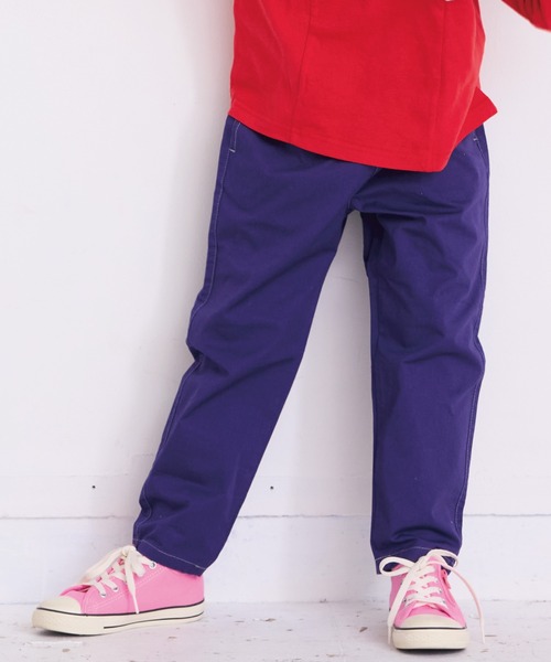 BIG FIELD（ビッグフィールド）の「シェフパンツ（その他パンツ・キッズ・オフホワイト/モスグリーン/ブラウン/チャコール/パープル/バイオレット/チェック/イエロー/オレンジ/エメラルド/ブラック・120/110/100/95/90/80/150/140/130）」の8枚目の写真