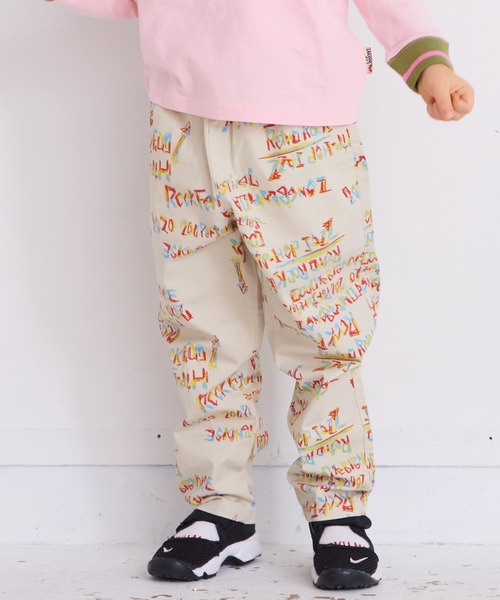 BIG FIELD（ビッグフィールド）の「シェフパンツ（その他パンツ・キッズ・オフホワイト/モスグリーン/ブラウン/チャコール/パープル/バイオレット/チェック/イエロー/オレンジ/エメラルド/ブラック・120/110/100/95/90/80/150/140/130）」の2枚目の写真