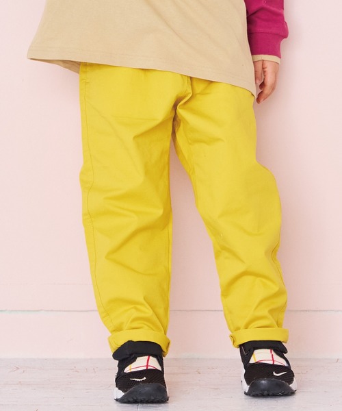 BIG FIELD（ビッグフィールド）の「シェフパンツ（その他パンツ・キッズ・オフホワイト/モスグリーン/ブラウン/チャコール/パープル/バイオレット/チェック/イエロー/オレンジ/エメラルド/ブラック・120/110/100/95/90/80/150/140/130）」の9枚目の写真