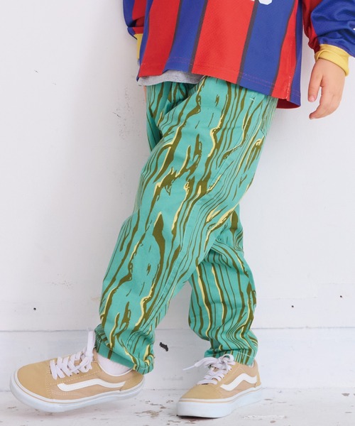 BIG FIELD（ビッグフィールド）の「シェフパンツ（その他パンツ・キッズ・オフホワイト/モスグリーン/ブラウン/チャコール/パープル/バイオレット/チェック/イエロー/オレンジ/エメラルド/ブラック・120/110/100/95/90/80/150/140/130）」の5枚目の写真