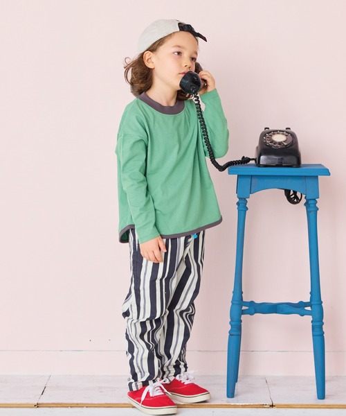 BIG FIELD（ビッグフィールド）の「シェフパンツ（その他パンツ・キッズ・オフホワイト/モスグリーン/ブラウン/チャコール/パープル/バイオレット/チェック/イエロー/オレンジ/エメラルド/ブラック・120/110/100/95/90/80/150/140/130）」の13枚目の写真