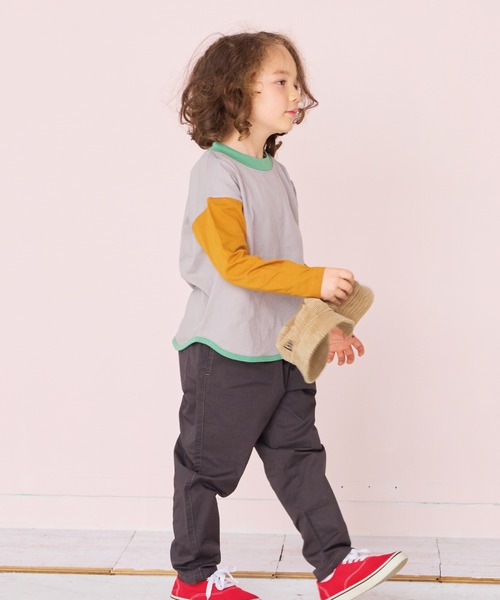 BIG FIELD（ビッグフィールド）の「シェフパンツ（その他パンツ・キッズ・オフホワイト/モスグリーン/ブラウン/チャコール/パープル/バイオレット/チェック/イエロー/オレンジ/エメラルド/ブラック・120/110/100/95/90/80/150/140/130）」の22枚目の写真