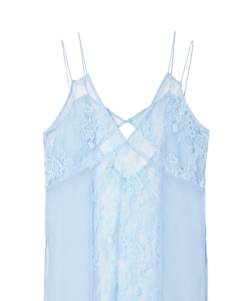 PAMEO POSE（パメオポーズ）の「Layered Sheer Cami Dress（ワンピース・レディース・スカイブルー/レッド/ブラック・MEDIUM/SMALL）」の5枚目の写真